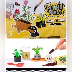 NEW Miniverse make it mini nature series 3 Venus Fly Trap flytrap planters